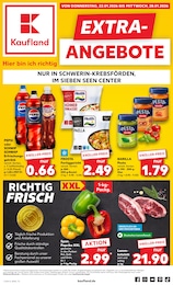 Kaufland Prospekt „EXTRA-ANGEBOTE“ für Tramm b Schwerin, Meckl und Umgebung mit 8 Seiten Kaufland Prospekt für Tramm b Schwerin, Meckl und Umgebung: „EXTRA-ANGEBOTE“, 8 Seiten, 22.01.2026 - 28.01.2026