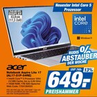Notebook Aspire Lite 17 (AL17-51P-54RE) bei expert im Soltau Prospekt für 649,00 €