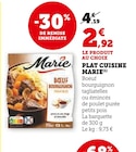 Plat cuisine - Marie dans le catalogue U Express