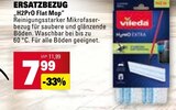 H2PrO Flat Mop Ersatzbezug Angebote von Vileda bei Marktkauf Kirchheim für 7,99 €