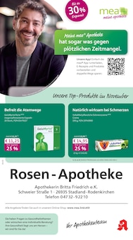 mea - meine apotheke Prospekt Unsere November-Angebote mit 4 Seiten