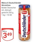 GLOBUS - Deutschländer Würstchen Angebot im Prospekt Deutschländer Würstchen bei GLOBUS im Prospekt "" für 3,49 €