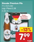 Premium Pils im Angebot bei Netto Marken-Discount in Borken Premium Pils Angebote von Stauder bei Netto Marken-Discount Borken für 7,99 €