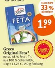 Original Feta von Greco im aktuellen tegut Prospekt für 1,99 €