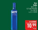 Vodka im Angebot bei Marktkauf in Plauen Vodka Angebote von Skyy bei Marktkauf Plauen für 10,99 €