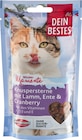 Katzenleckerlie Knuspesterne mit Lamm, Ente & Cranberry, Wintermomente Angebote von Dein Bestes bei dm-drogerie markt Dreieich für 0,45 €