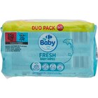 Lingettes pour bébé "Duo pack" - CARREFOUR BABY en promo chez Carrefour Lingettes pour bébé "Duo pack" - CARREFOUR BABY dans le catalogue Carrefour