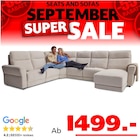 West Wohnlandschaft von Seats and Sofas für 1.499,00 € bei Seats and Sofas im Angebot West Wohnlandschaft von Seats and Sofas im aktuellen Seats and Sofas Prospekt