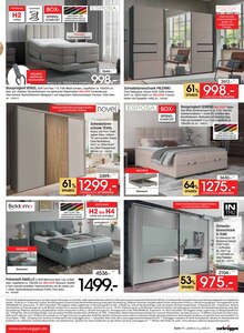 Boxspringbett im aktuellen ZurbrĂĽggen Prospekt (Bochum) Boxspringbett im ZurbrĂĽggen Prospekt "DAS MEGA-EVENT" mit 42 Seiten (Bochum)