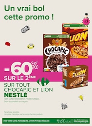 Prix et réduction Chocapic dans le prospectus Carrefour Proximité en cours Offre Chocapic dans le catalogue Carrefour Proximité du moment à la page 14