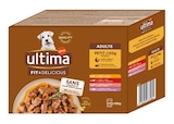 Sachets repas en sauce pour chiens - ULTIMA en promo chez Carrefour Sachets repas en sauce pour chiens - ULTIMA dans le catalogue Carrefour