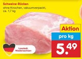 Netto Marken-Discount - Schweine-Rücken Angebot im Prospekt Schweine-Rücken bei Netto Marken-Discount im Prospekt "" für 5,49 €