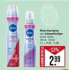 Haarspray oder Schaumfestiger im Angebot bei Marktkauf in Stuttgart Haarspray oder Schaumfestiger Angebote von NIVEA bei Marktkauf Stuttgart für 2,99 €