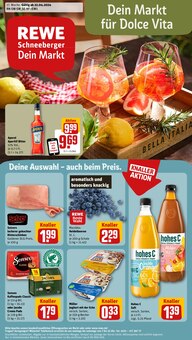 Aktueller REWE Sulzbach Prospekt "Dein Markt" mit 28 Seiten