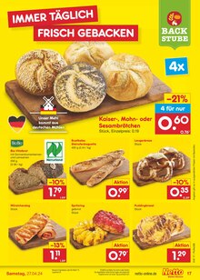 Brot im Netto Marken-Discount Prospekt "Aktuelle Angebote" mit 51 Seiten (Regensburg)