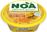 Hummus Dattel-Curry oder Brotaufstrich Linse-Curry Angebote von Noa bei REWE Düsseldorf für 1,79 €