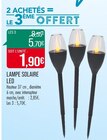 Promo LAMPE SOLAIRE LED à 5,70 € dans le catalogue Supermarchés Match à Élesmes