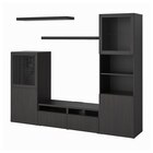 TV-Möbel, Kombination schwarzbraun von BESTÅ / LACK im aktuellen IKEA Prospekt für 573,98 €