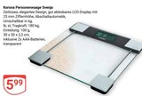 Personenwaage Svenja Angebote von Korona bei GLOBUS Altenburg für 5,99 €