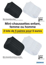 Chaussettes en promo dans le catalogue Zeeman à la page 4