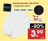Bambussocken von SPIRIT of colors im aktuellen Netto Marken-Discount Prospekt