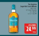 Aktuelles Single Malt Scotch Whisky Angebot bei Marktkauf in Nürnberg ab 24,99 €
