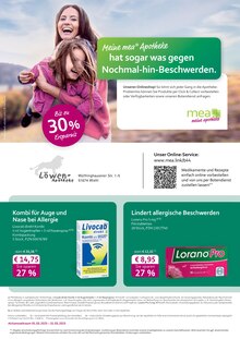 Aktueller mea - meine apotheke Prospekt für Wiehl mit  Seiten