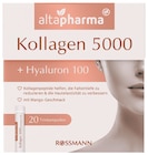Kollagen 5000 + Hyaluron 100 im Rossmann Prospekt Kollagen 5000 + Hyaluron 100 von Altapharma im aktuellen Rossmann Prospekt für 15,60 €