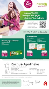 mea - meine apotheke Prospekt Unsere September-Angebote mit 4 Seiten
