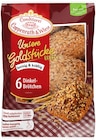 Unsere Goldstücke 6 Dinkel-Brötchen Angebote von Coppenrath & Wiese bei REWE Kiel für 1,99 €
