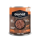 Promo Boîte Chien – Ownat Wetline Poulet et Carottes 400 gr à 4,50 € dans le catalogue Médor et Compagnie à Vandœuvre-lès-Nancy