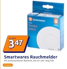 Rauchmelder von Smartwares für 3,47 € bei Action im Angebot Rauchmelder von Smartwares im aktuellen Action Prospekt