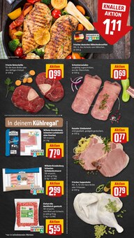 Bratwurst im REWE Prospekt "Dein Markt" mit 29 Seiten (Essen)