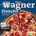 Steinofenpizza Diavolo oder Flammkuchen Elsässer Art bei Penny im Elsteraue Prospekt für 3,79 €