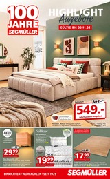 Lampe im Segmüller Prospekt Lampe im Segmüller Prospekt "Highlight Angebote" auf Seite 1