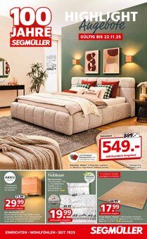 Teppich im Segmüller Prospekt "Highlight Angebote" mit 48 Seiten (München)