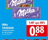 Aktuelles Milka Schokolade Angebot bei famila Nordost in Kiel ab 0,88 €