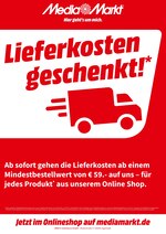 Media-Markt Prospekt für Halle mit 1 Seiten Media-Markt Prospekt für Halle: "LIEFERKOSTEN GESCHENKT!", 1 Seiten, 22.04.2021 - 30.04.2021