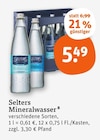Mineralwasser im Angebot bei tegut in Heidelberg Mineralwasser Angebote von Selters bei tegut Heidelberg für 5,49 €
