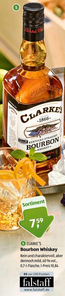 Bourbon Whiskey bei ALDI SÜD in Bonn Bourbon Whiskey im Angebot bei ALDI SÜD Bonn für 7,59 €