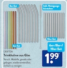 Trinkhalme aus Glas bei ALDI SÜD im Wiesbaden Prospekt für 1,99 €