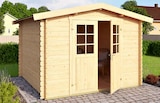 Blockbohlenhaus „Australien“ Angebote von Mr. Gardener bei Hagebaumarkt Salzgitter für 1.299,00 €