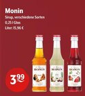 Sirup Angebote von Monin bei Getränke Hoffmann Potsdam für 3,99 €