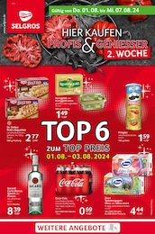 Selgros Prospekt: "cash & carry", 32 Seiten, 01.08.2024 - 07.08.2024