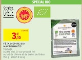 Féta d'epire bio - MAVROMMATIS - Intermarché Féta d'epire bio - MAVROMMATIS à 3,10 € dans le catalogue Intermarché