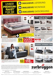 Polstermöbel im Zurbrüggen Prospekt in Bielefeld Aktueller Zurbrüggen Prospekt mit Polstermöbel, "POLSTER- & BOXSPRINGBETTEN TAUSCHAKTION", Seite 4