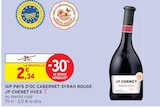 IGP Pays d'Oc Cabernet Syrah Rouge HVE3 - JP Chenet en promo chez Intermarché Nantes à 2,34 €