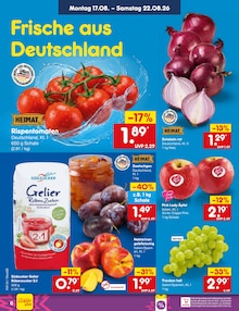 Gemüse im Netto Marken-Discount Prospekt "Aktuelle Angebote" mit 65 Seiten (Pforzheim)