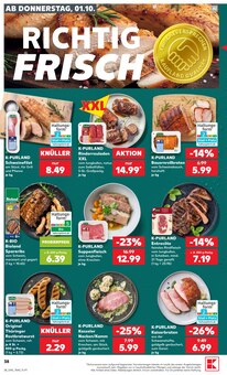 Rindfleisch im Kaufland Prospekt "Hier bin ich richtig" mit 76 Seiten (Chemnitz)