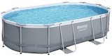 Piscine tubulaire ovale Power Steel Bestway L.488 x l.305 cm - Bestway en promo chez Castorama Marseille à 349,00 €